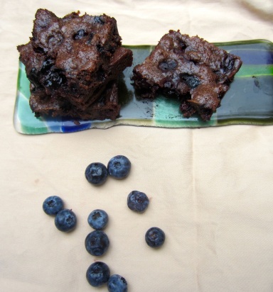 Blueberry Brownies 